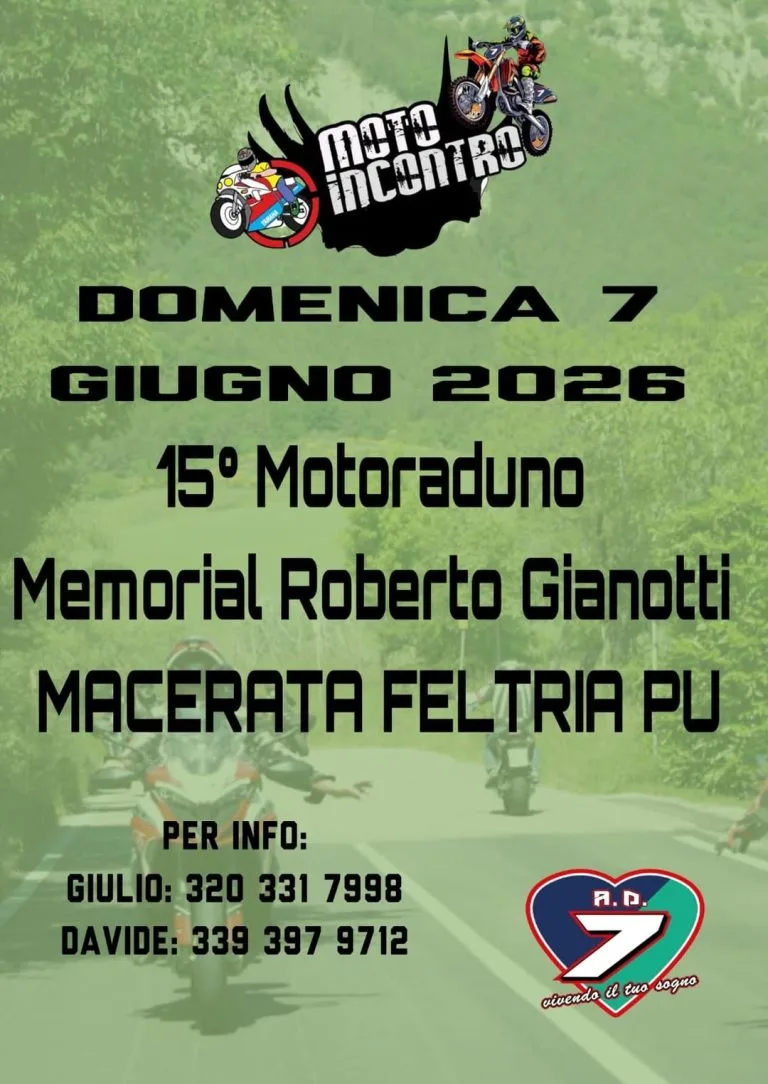 15° MOTORADUNO MEMORIAL ROBERTO GIANOTTI