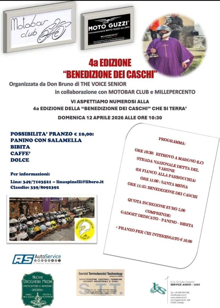 4a EDIZIONE BENEDIZIONE DEI CASCHI