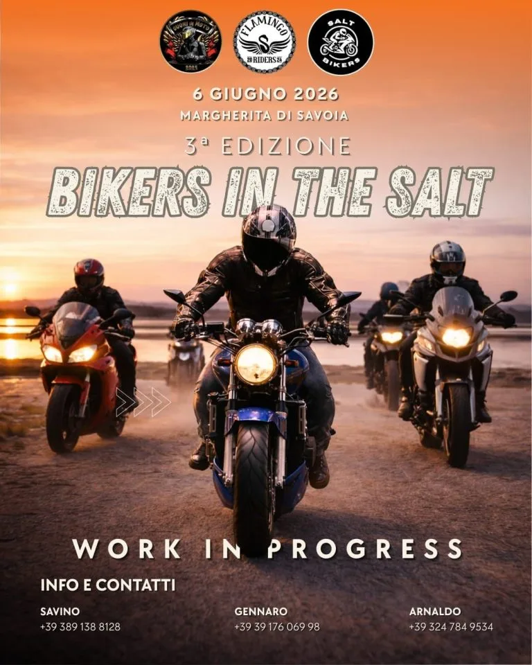 BIKERS IN THE SALT
