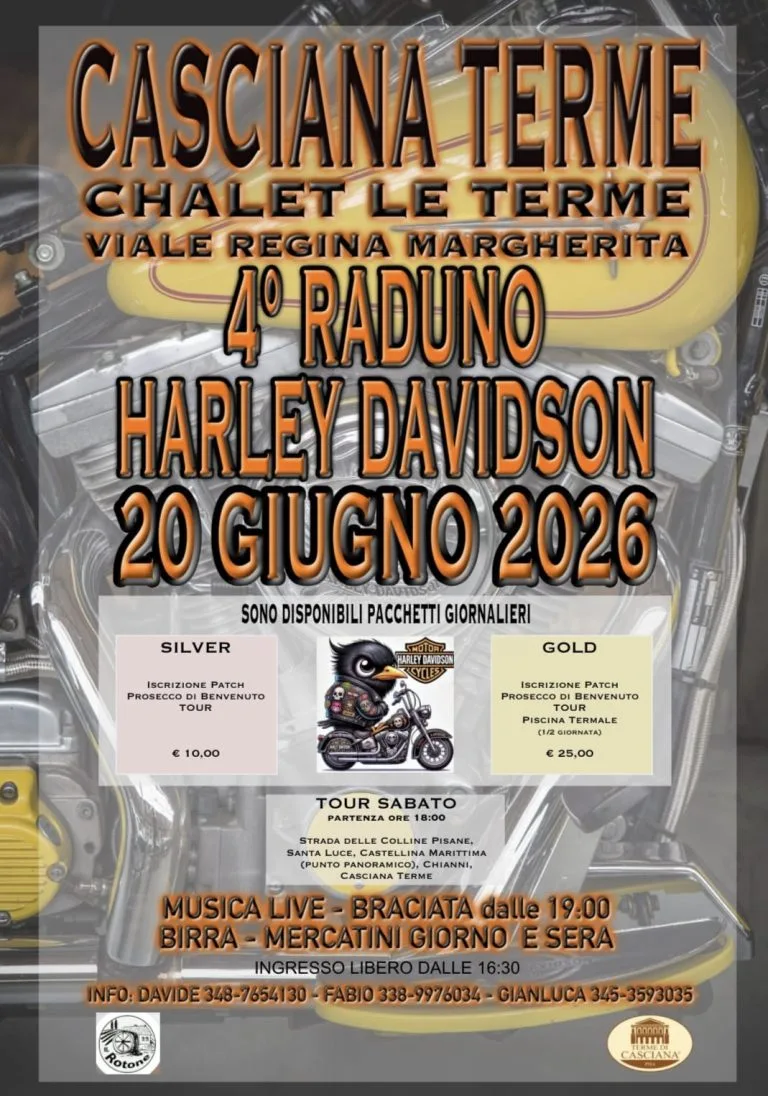 RADUNO HARLEY DAVIDSON CASCINA TERME