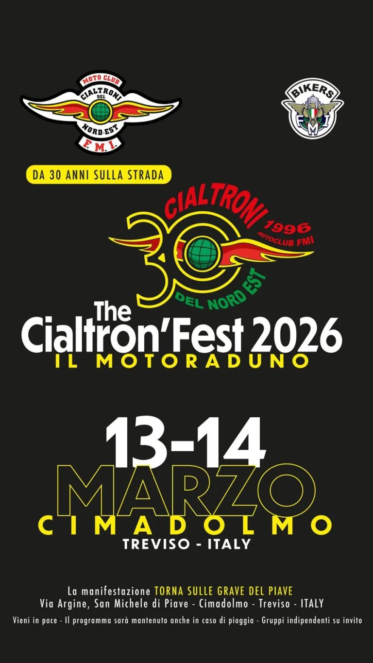 THE CIALTRON’ FEST 2026 – IL MOTORADUNO