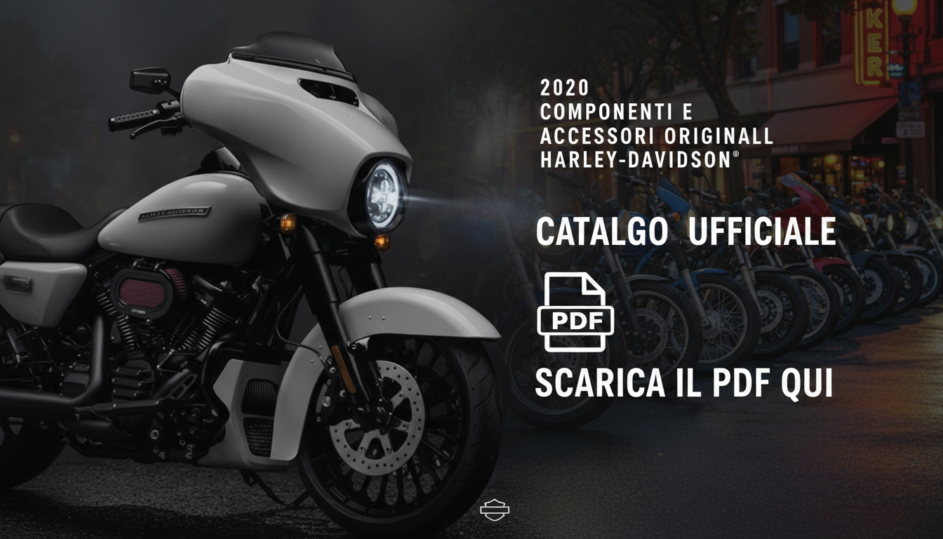 Scopri di più sull'articolo Catalogo Accessori Harley Davidson 2020 PDF Gratis Italiano
